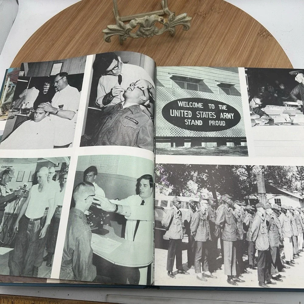 1969 Ft Benning Georgia Army Training Center Yearbook Company D-7th Bn. 2nd Brig